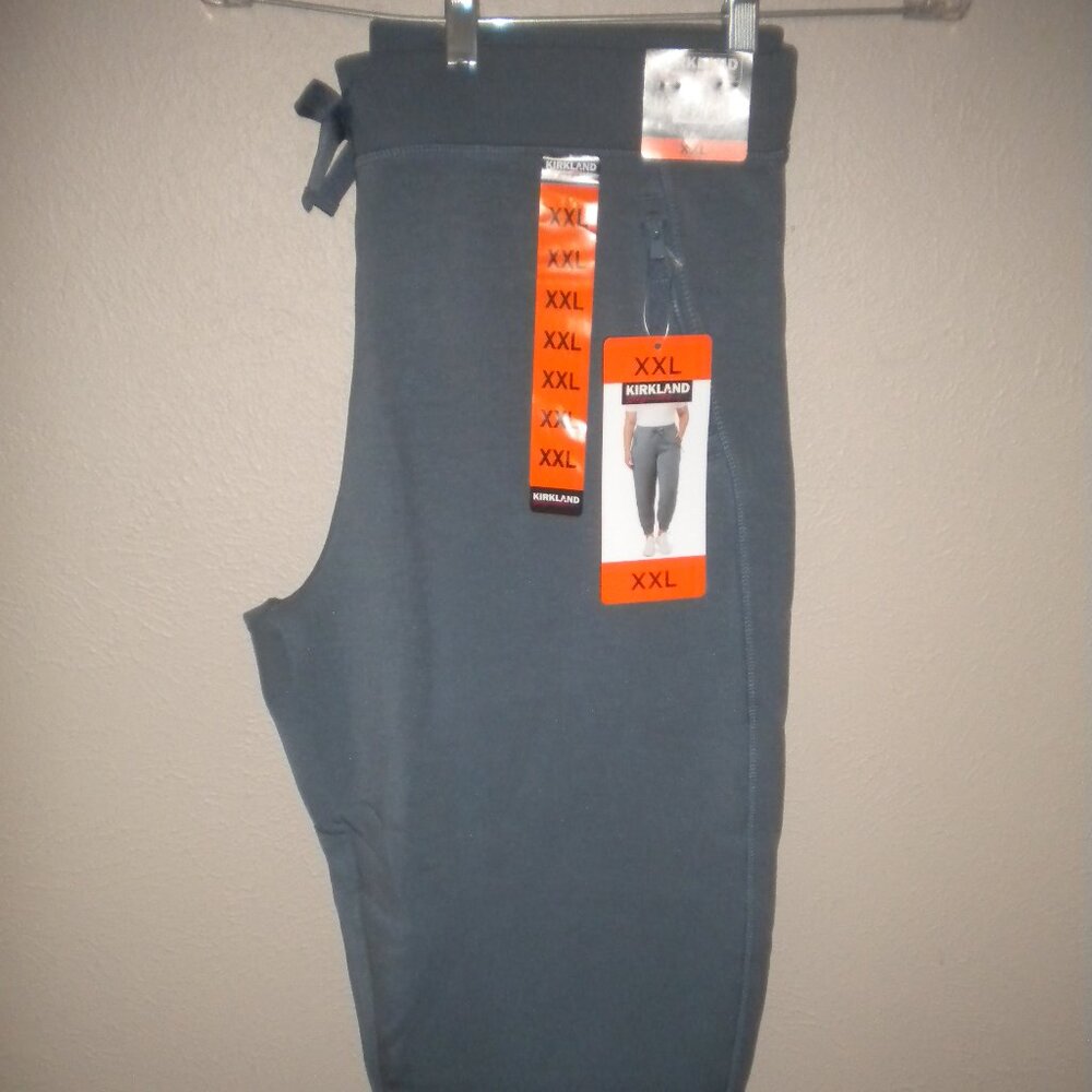 Kirkland Signature Women's Plus Size XXL Blue Active Jogger Pants NWT Sweatpants - Picture 2 of 4